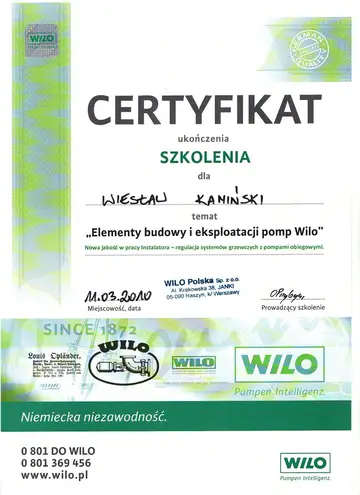 WILO – budowa i eksploatacja pomp