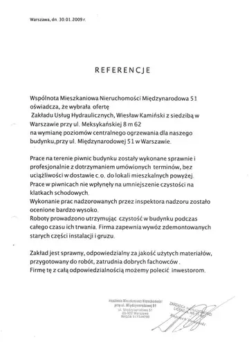 Skan rekomendacji wspólnoty ul. Międzynarodowa 51