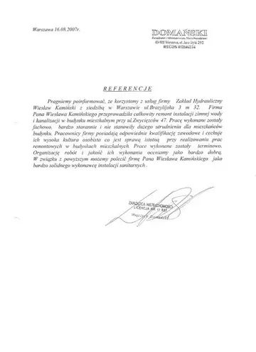 Skan rekomendacji wspólnoty ul. Zwycięzców 47